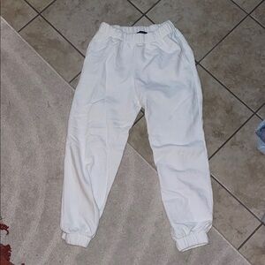 Brandy Melville White Sweatpants